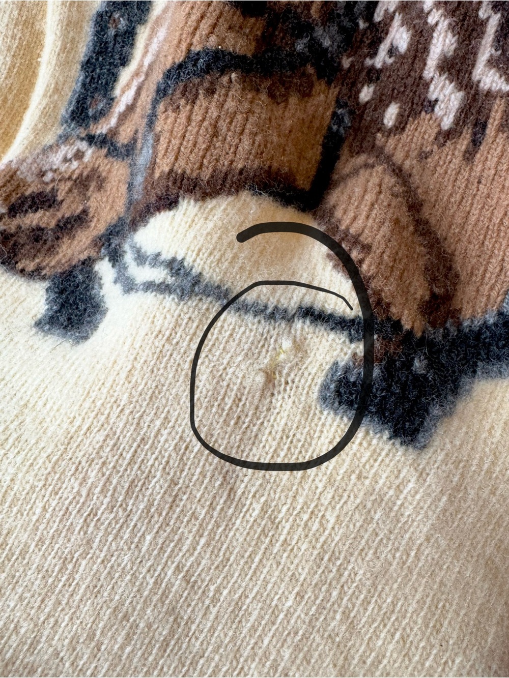 Vintage Tabi International Lambswool Horse Equestrian Sweater XL - Picture 5 of 8